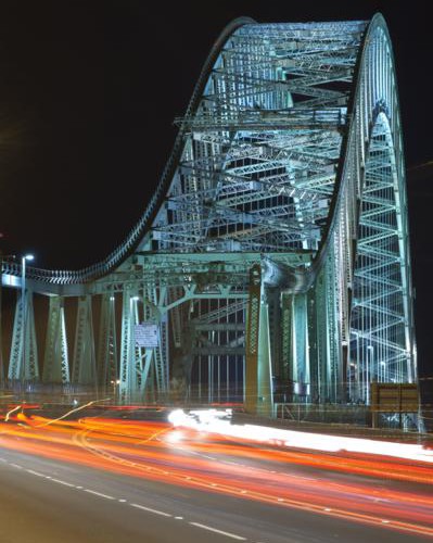 Bridge Traffic at Night