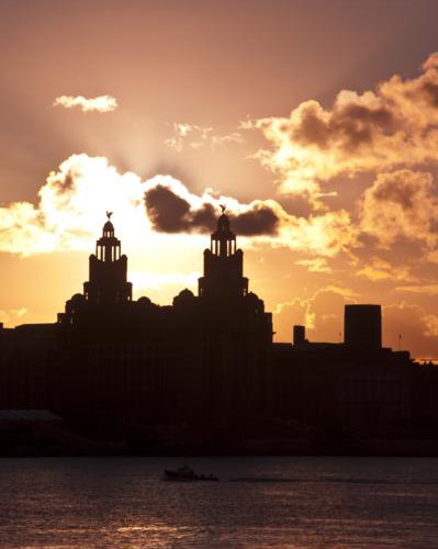 Liver Birds at Dawn